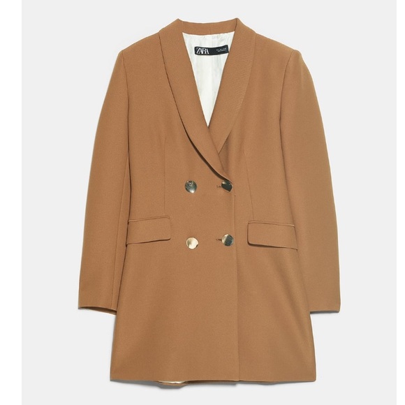 Zara NWT double breasted frock coat - Picture 6 of 8